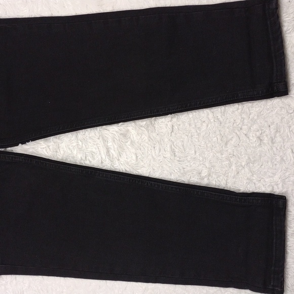 Vervet By Flying Monkey Black High Waist Straight Leg Colored Denim Cargo Jean - Picture 5 of 13